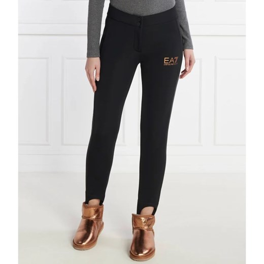 EA7 Legginsy | Regular Fit ze sklepu Gomez Fashion Store w kategorii Spodnie damskie - zdjęcie 166156583