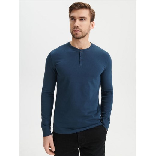 Sinsay - Koszulka - niebieski ze sklepu Sinsay w kategorii T-shirty męskie - zdjęcie 166160991