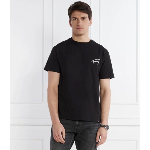 Tommy Jeans T-shirt SIGNATURE | Regular Fit Tommy Jeans XL wyprzedaż Gomez Fashion Store