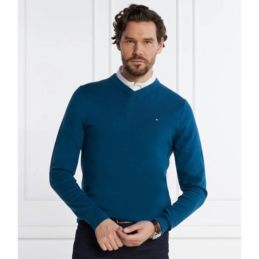 Tommy Hilfiger Sweter | Regular Fit | z dodatkiem kaszmiru ze sklepu Gomez Fashion Store w kategorii Swetry męskie - zdjęcie 166163292