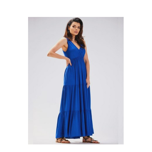Sukienka Sundress Awama A581 1419321 XL Niebieska (5902360580688). Sukienki na L wyprzedaż Rozetka.pl