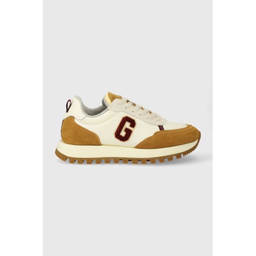 Gant sneakersy Caffay kolor beżowy 27533166.G136 ze sklepu ANSWEAR.com w kategorii Buty sportowe damskie - zdjęcie 166173611