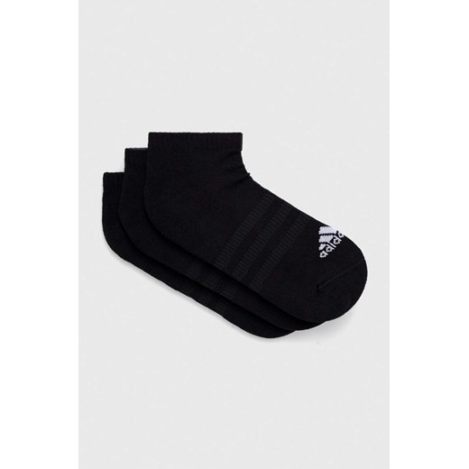 adidas skarpetki 3-pack Low-Cut Socks 3-Pack kolor czarny IC1332 ze sklepu ANSWEAR.com w kategorii Skarpetki damskie - zdjęcie 166173731