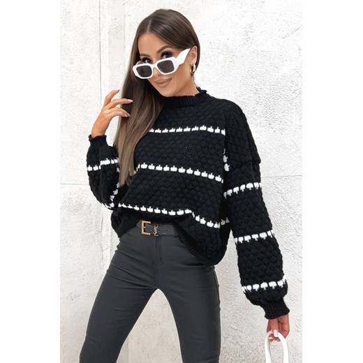 Sweter damski Olika z okrągłym dekoltem 