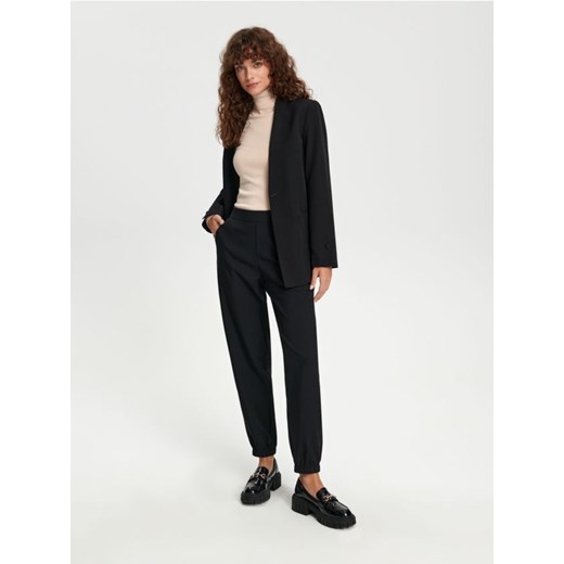 Sinsay - Spodnie tkaninowe - czarny ze sklepu Sinsay w kategorii Spodnie damskie - zdjęcie 166182244