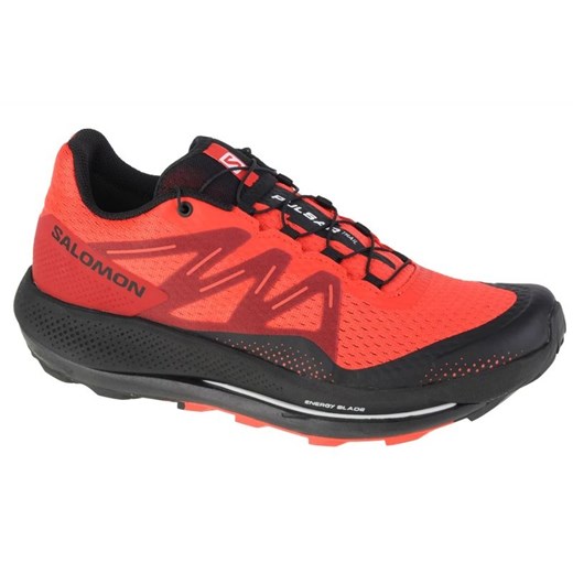 Buty Salomon Pulsar Trail M 416029 czerwone ze sklepu ButyModne.pl w kategorii Buty sportowe męskie - zdjęcie 166186482