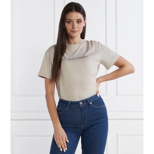 Bluzka damska Calvin Klein bawełniana