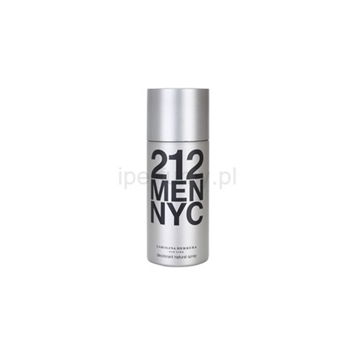 Carolina Herrera 212 Men dezodorant w sprayu dla mężczyzn 150 ml  + do każdego zamówienia upominek. iperfumy-pl szary męskie