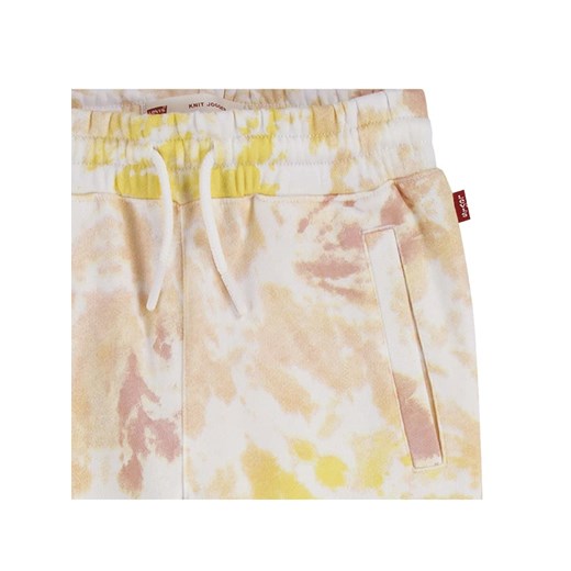 Levi's Kids Spodnie dresowe w kolorze biało-żółtym 128 okazyjna cena Limango Polska