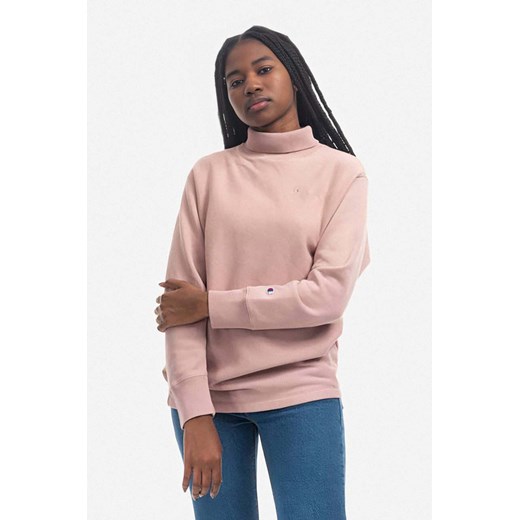 Champion bluza damska kolor różowy gładka 113369-PS007 ze sklepu PRM w kategorii Bluzy damskie - zdjęcie 166191031