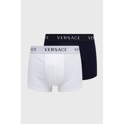 Versace Bokserki (2-pack) męskie kolor biały AU04020 ze sklepu PRM w kategorii Majtki męskie - zdjęcie 166192924