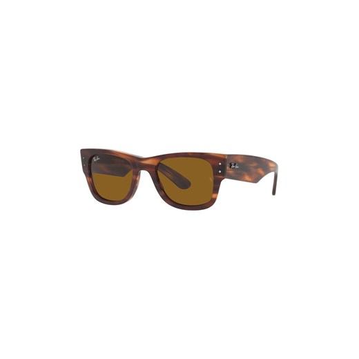 Ray-Ban okulary przeciwsłoneczne MEGA WAYFARER kolor brązowy 0RB0840S ze sklepu PRM w kategorii Okulary przeciwsłoneczne damskie - zdjęcie 166193393