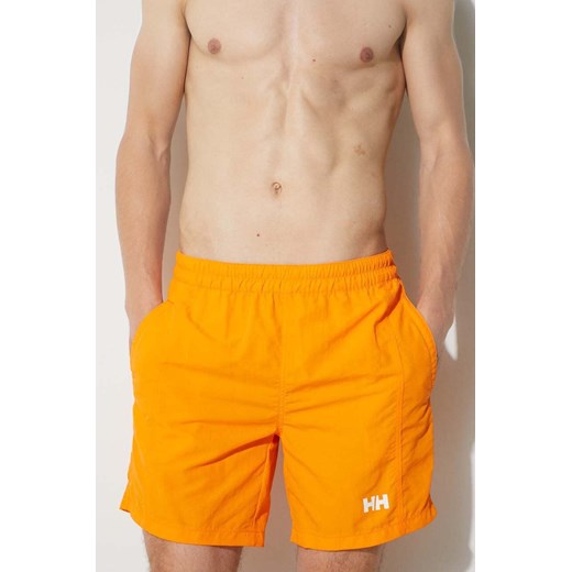 Helly Hansen szorty kąpielowe Calshot kolor pomarańczowy 55693-222 ze sklepu PRM w kategorii Kąpielówki - zdjęcie 166193720