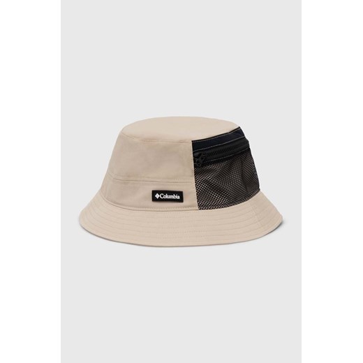 Columbia kapelusz Trek kolor beżowy 2032081 ze sklepu PRM w kategorii Kapelusze damskie - zdjęcie 166193950