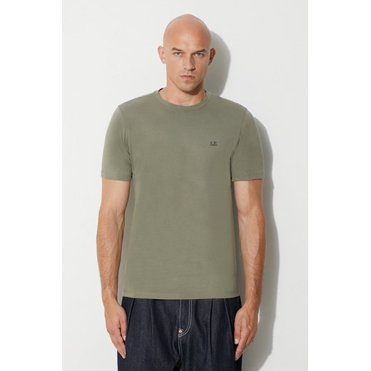 C.P. Company t-shirt bawełniany 30/1 JERSEY GOGGLE PRINT T-SHIRT kolor zielony z nadrukiem 15CMTS044A005100W ze sklepu PRM w kategorii T-shirty męskie - zdjęcie 166194223