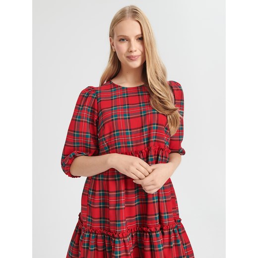 Sukienka Sinsay z długim rękawem casual 