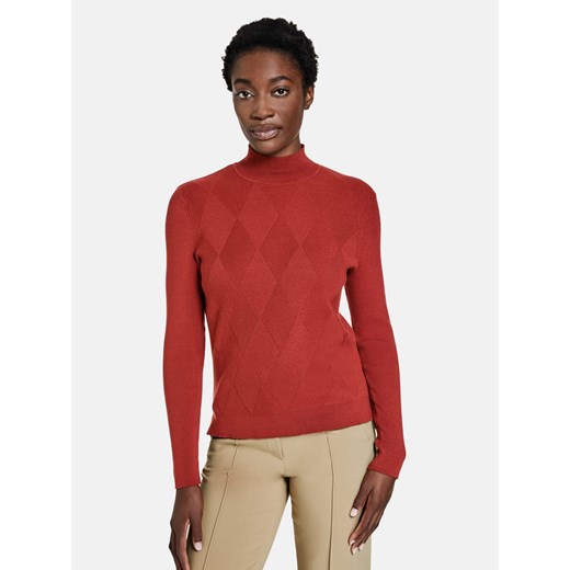 EDITION Sweter w kolorze czerwonym ze sklepu Limango Polska w kategorii Swetry damskie - zdjęcie 166198430