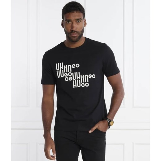 HUGO T-shirt Davalon | Regular Fit M promocja Gomez Fashion Store