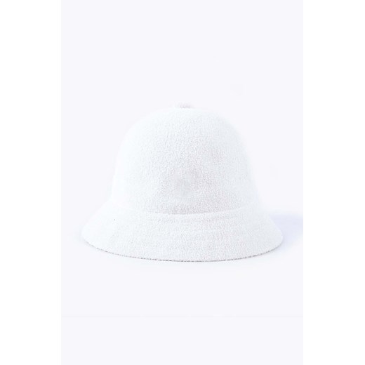Kangol kapelusz Bermuda Casual kolor biały 0397BC WHITE 0397BC.WHITE-WHITE Kangol S wyprzedaż ANSWEAR.com