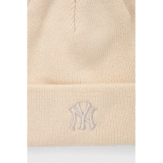 47brand czapka MLB New York Yankees kolor beżowy ONE ANSWEAR.com