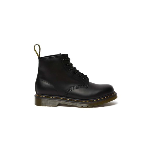 Dr. Martens workery skórzane 101 Yellow Stitch damskie kolor czarny na płaskim Dr. Martens 39 okazja ANSWEAR.com