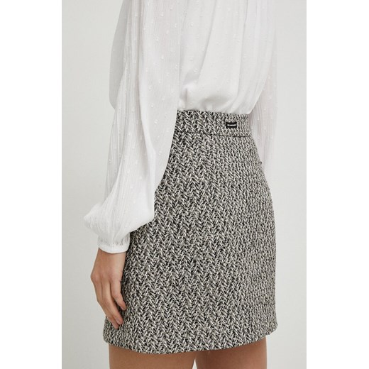 Spódnica szara Pepe Jeans casualowa mini