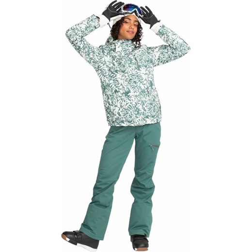 Kurtka damska ROXY w abstrakcyjnym wzorze z kapturem 