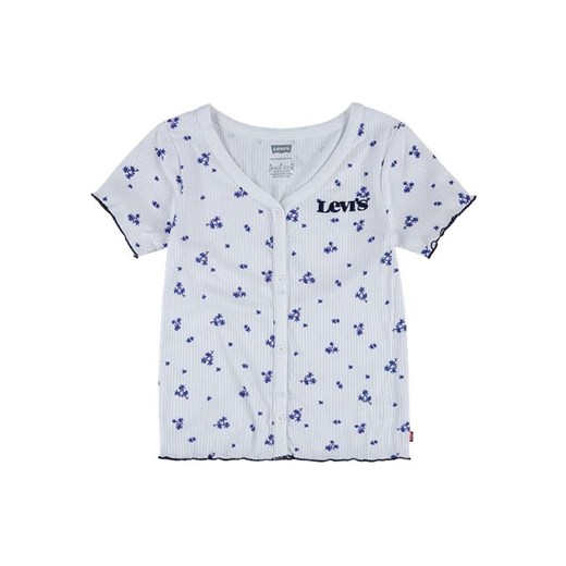 Levi&apos;s Kids Koszulka w kolorze białym ze sklepu Limango Polska w kategorii Bluzki dziewczęce - zdjęcie 166205522