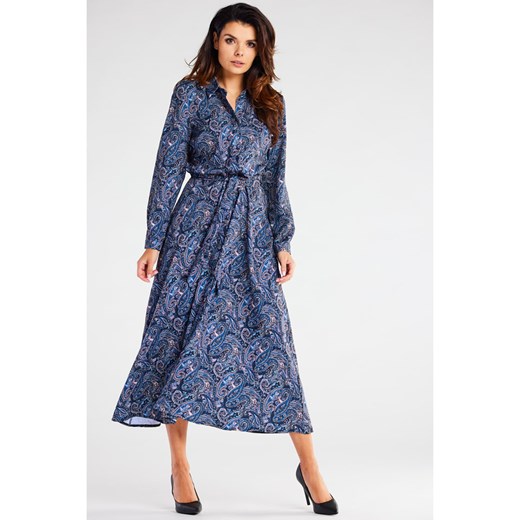 Awama Sukienka w kolorze granatowym ze sklepu Limango Polska w kategorii Sukienki - zdjęcie 166205580