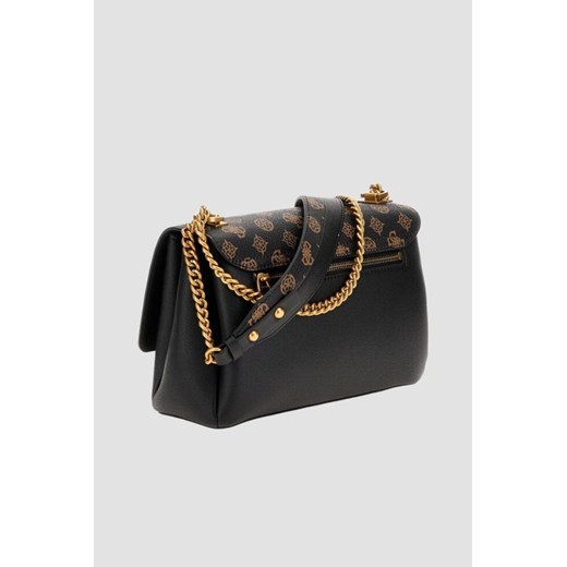 GUESS Czarna logowana torebka Guess outfit.pl
