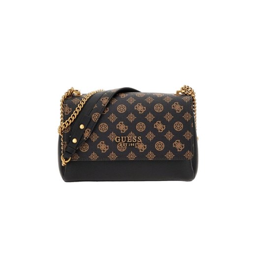 GUESS Czarna logowana torebka Guess outfit.pl
