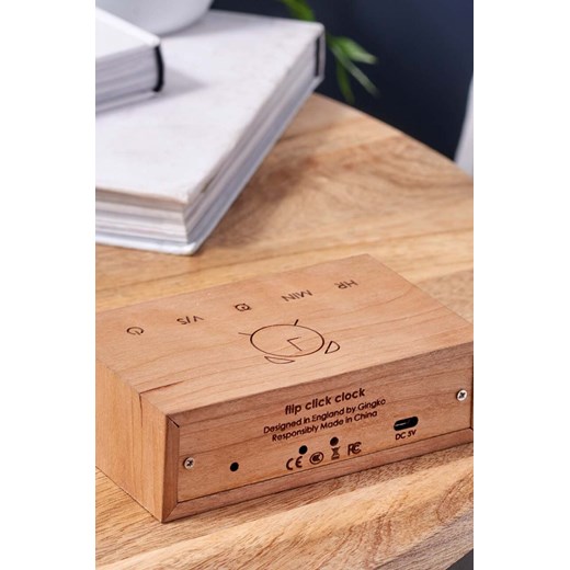 Gingko Design zegar stołowy Flip Click Clock Gingko Design ONE ANSWEAR.com