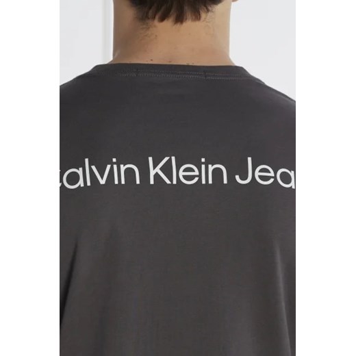 T-shirt męski Calvin Klein z długim rękawem z bawełny 