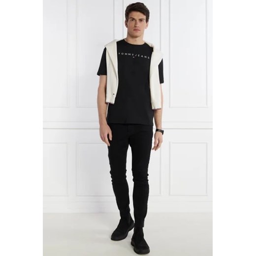 Tommy Jeans T-shirt LINEAR LOGO TEE EXT | Regular Fit Tommy Jeans L wyprzedaż Gomez Fashion Store