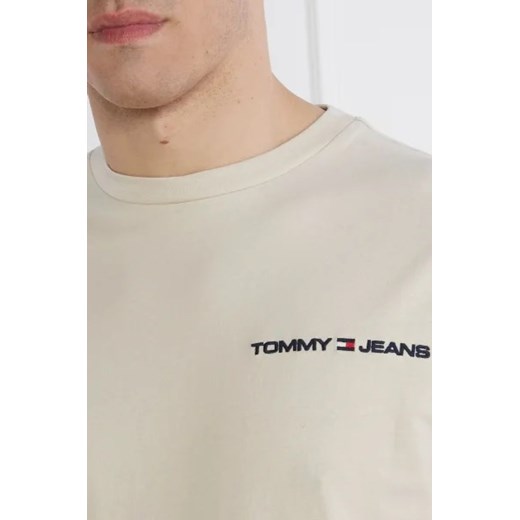 T-shirt męski Tommy Jeans bawełniany z krótkim rękawem 