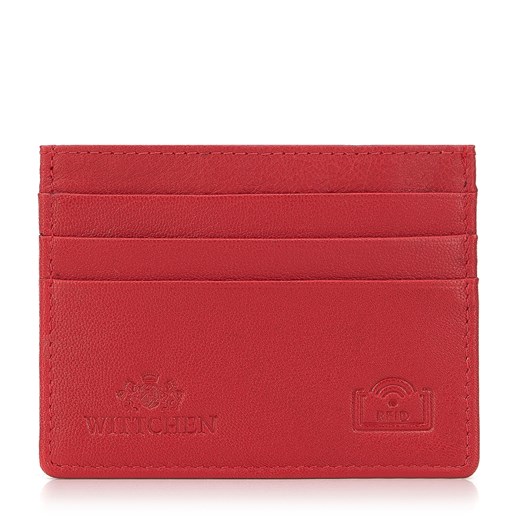 Etui skórzane z ochroną kart czerwone ze sklepu WITTCHEN w kategorii Etui - zdjęcie 166217570