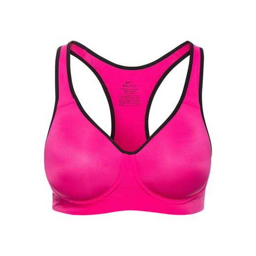 Nike Performance PRO RIVAL Biustonosz sportowy vivid pink/black zalando rozowy fitness