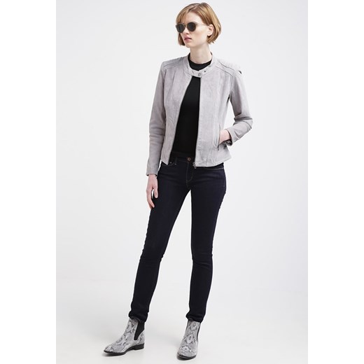 ONLY ONLEVITA Kurtka skórzana silver zalando czarny mat