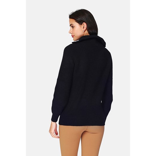 ASSUILI Kaszmirowy sweter w kolorze czarnym 36 promocyjna cena Limango Polska