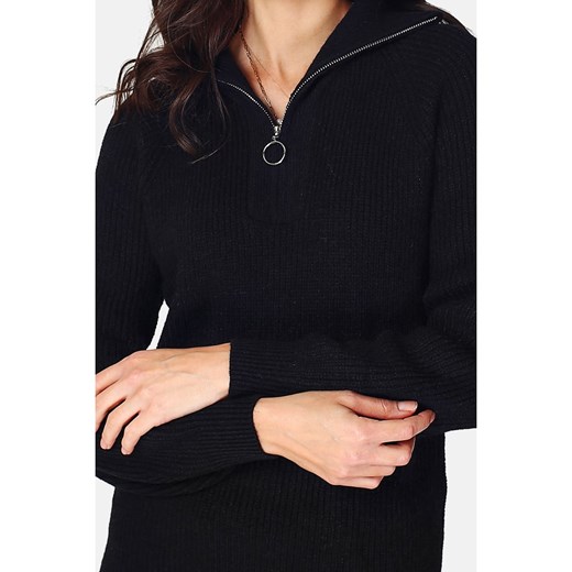 ASSUILI Kaszmirowy sweter w kolorze czarnym 36 okazja Limango Polska