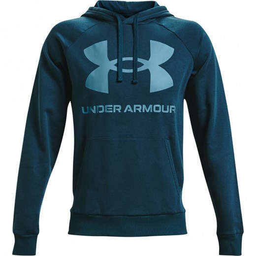 Męska bluza treningowa z kapturem UNDER ARMOUR Rival Fleece Big Logo HD Under Armour S Sportstylestory.com promocja
