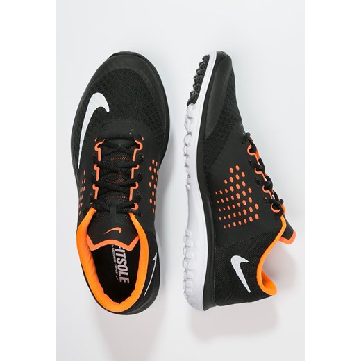 Nike Performance FS LITE RUN 2 Obuwie do biegania Lekkość black/white/total orange zalando czarny lekkie