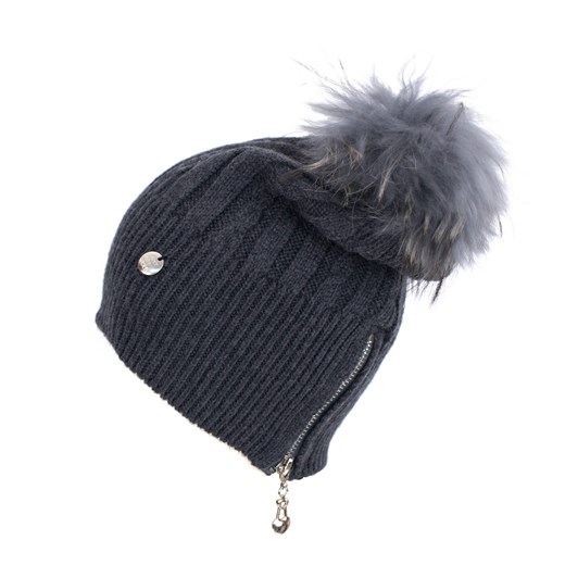 Czapka Fashion fur ze sklepu JK-Collection w kategorii Czapki zimowe damskie - zdjęcie 166233154