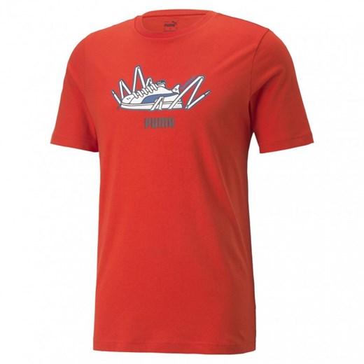 Męski t-shirt z nadrukiem PUMA Sneaker Graphic Tee Puma S okazyjna cena Sportstylestory.com
