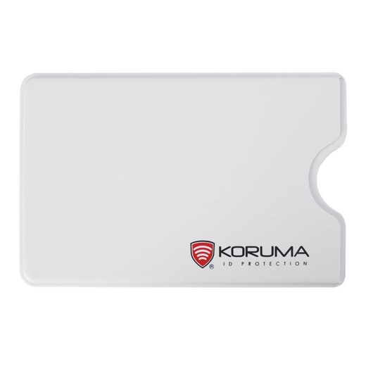 Plastikowe etui antykradzieżowe RFID na kartę kredytową (biały) ze sklepu Koruma ID Protection w kategorii Etui - zdjęcie 166235602