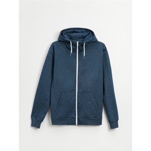 Rozpinana bluza z kapturem basic niebieska House XL okazja House