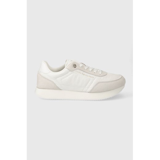 Tommy Hilfiger sneakersy ESSENTIAL RUNNER kolor biały FW0FW07681 ze sklepu ANSWEAR.com w kategorii Buty sportowe damskie - zdjęcie 166240791