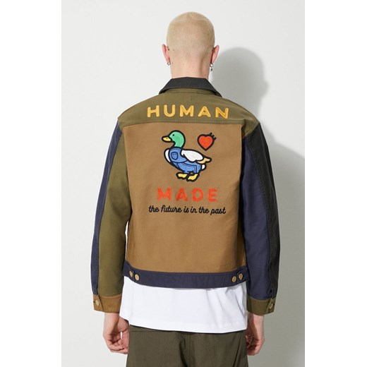 Human Made kurtka Zip-Up Work męska kolor granatowy przejściowa HM26JK006 ze sklepu PRM w kategorii Kurtki męskie - zdjęcie 166245954