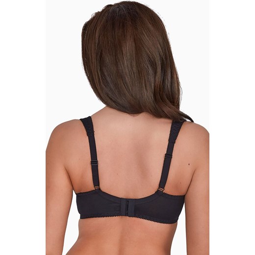 Koronkowy biustonosz miękki soft czarny Arabela 1160, Kolor czarny, Rozmiar 75B, Gaia ze sklepu Intymna w kategorii Biustonosze - zdjęcie 166246031