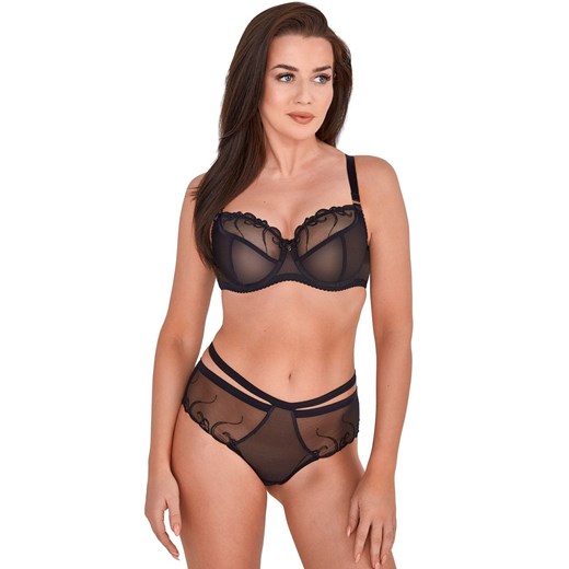 Biustonosz półusztywniany semi-soft Lila 1220, Kolor czarny, Rozmiar 80B, Gaia ze sklepu Intymna w kategorii Biustonosze - zdjęcie 166246052